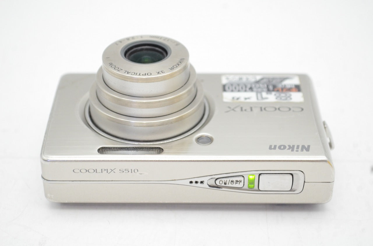 訳あり品 Nikon ニコン COOLPIX S510 コンパクトデジタルカメラ シルバー 250521d