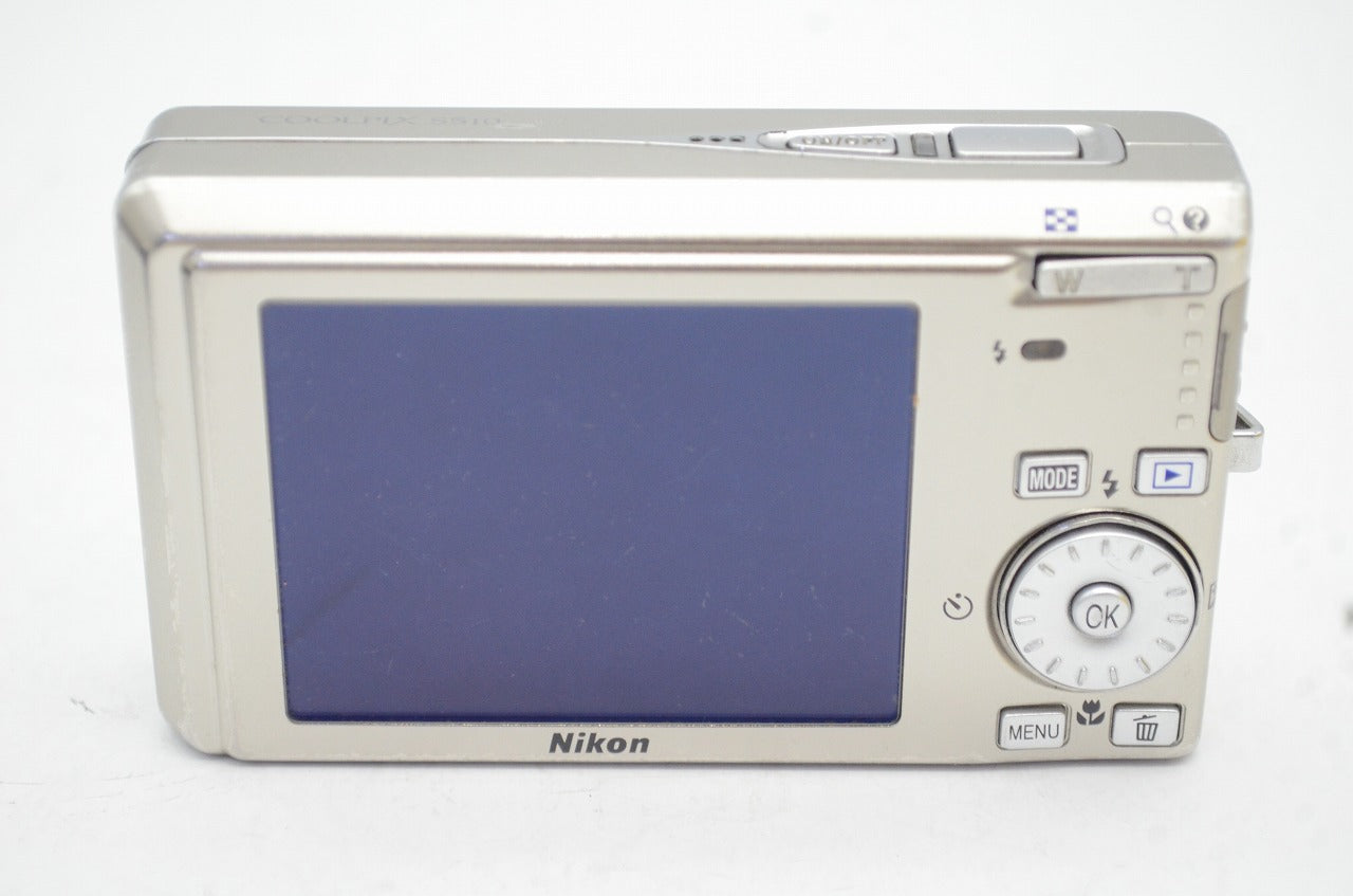 訳あり品 Nikon ニコン COOLPIX S510 コンパクトデジタルカメラ シルバー 250521d