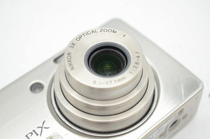 訳あり品 Nikon ニコン COOLPIX S510 コンパクトデジタルカメラ シルバー 250521d