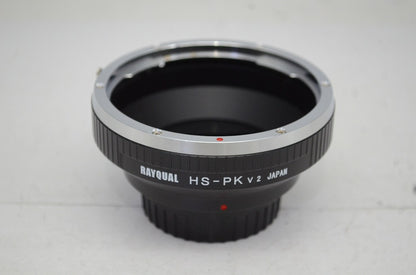 良品 RAYQUAL HS-PK V2 HASSELBLAD ハッセルブラッド Vマウントレンズ - PENTAX ペンタックス Kマウントボディ 251015y