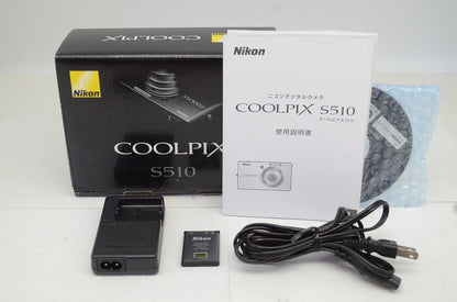 Nikon ニコン COOLPIX S510 コンパクトデジタルカメラ アーバンブラック 元箱付 251016y