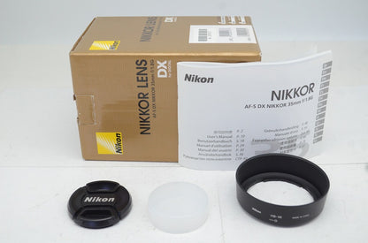訳あり品 Nikon ニコン AF-S DX NIKKOR 35mm F1.8G APS-C 単焦点レンズ 元箱付 251020k