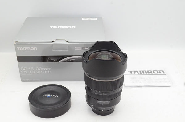 良品 TAMRON タムロン SP 15-30mm F2.8 Di VC USD A012 Nikon ニコン Fマウント 元箱付 241105b