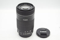 美品 Canon キヤノン EF-S 55-250mm F4-5.6 IS STM APS-C ズームレンズ 241104c