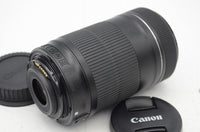 美品 Canon キヤノン EF-S 55-250mm F4-5.6 IS STM APS-C ズームレンズ 241104c