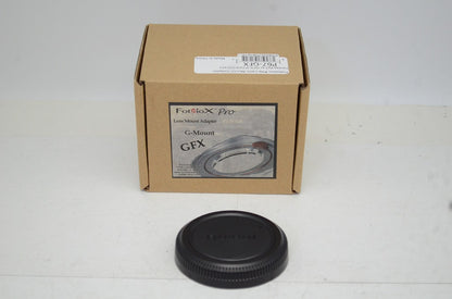 良品 Fotodiox Pro PT67-GFX PENTAX 67マウントレンズ  FUJIFILM GFX Gマウントボディ用 元箱付 251015ad