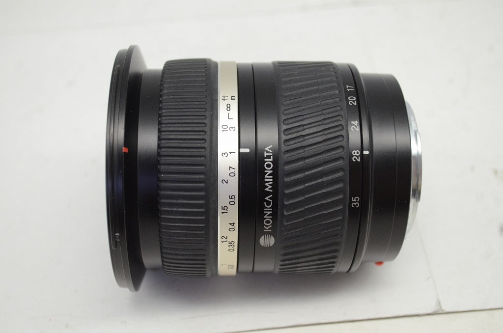 訳あり品 Konica Minolta コニカミノルタ AF 17-35mm F2.8-4D SONY ソニー αマウント ズームレンズ フード付 251021z
