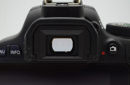 良品 Canon EOS Kiss X7 + EF-S 18-55 IS STM レンズキット デジタル一眼レフカメラ 250601j
