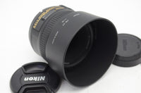 美品 Nikon ニコン AF-S NIKKOR 50mm F1.8G 単焦点レンズ フード付 241107b