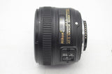 美品 Nikon ニコン AF-S NIKKOR 50mm F1.8G 単焦点レンズ フード付 241107b