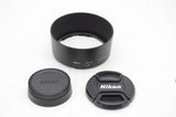 美品 Nikon ニコン AF-S NIKKOR 50mm F1.8G 単焦点レンズ フード付 241107b