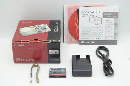 訳あり品 CASIO カシオ EXILIM EX-Z2000 コンパクトデジタルカメラ バイオレット 元箱付 250604k