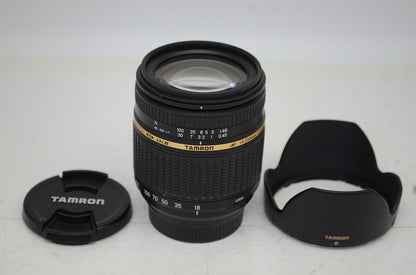 美品 TAMRON AF 18-250mm F3.5-6.3 Di II LD Aspherical IF MACRO A18 Nikon Fマウント ズームレンズ フード付 251016r