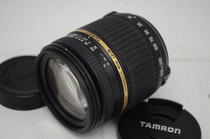 美品 TAMRON AF 18-250mm F3.5-6.3 Di II LD Aspherical IF MACRO A18 Nikon Fマウント ズームレンズ フード付 251016r