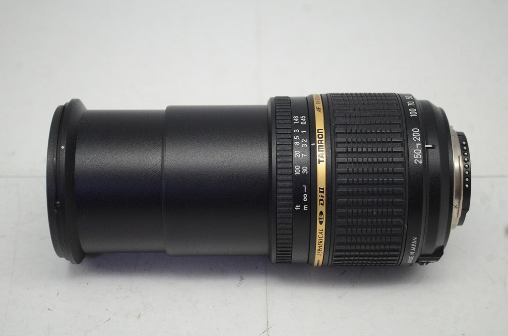 美品 TAMRON AF 18-250mm F3.5-6.3 Di II LD Aspherical IF MACRO A18 Nikon Fマウント ズームレンズ フード付 251016r