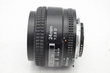 美品 Nikon ニコン AF NIKKOR 24mm F2.8D Fマウント フルサイズ 単焦点レンズ 241111aj