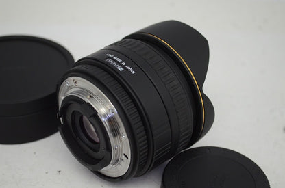 美品 SIGMA シグマ 15mm F2.8 EX DG DIAGONAL FISHEYE Nikon ニコン Fマウント用 単焦点レンズ 元箱付 251016q