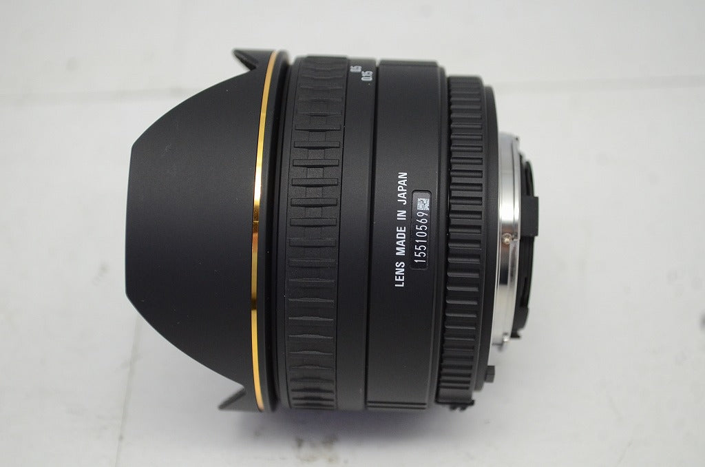 美品 SIGMA シグマ 15mm F2.8 EX DG DIAGONAL FISHEYE Nikon ニコン Fマウント用 単焦点レンズ 元箱付 251016q
