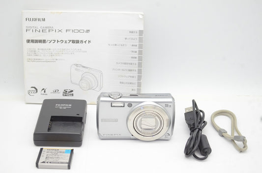 FUJIFILM フジフィルム FinePix F100fd コンパクトデジタルカメラ シルバー 250603g