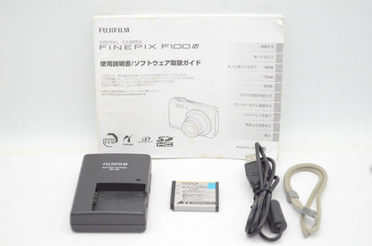 FUJIFILM フジフィルム FinePix F100fd コンパクトデジタルカメラ シルバー 250603g