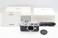 美品 LEICA M6 NON TTL ボディ レンジファインダーフィルムカメラ クシルバー MF 元箱付 241116c