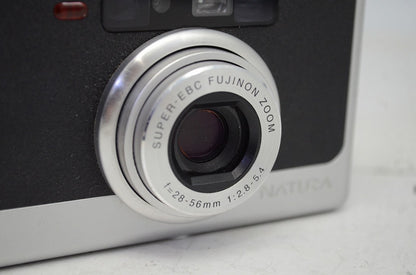FUJIFILM フジフイルム NATURA NS シルバー 35mmコンパクトフィルムカメラ 251020o
