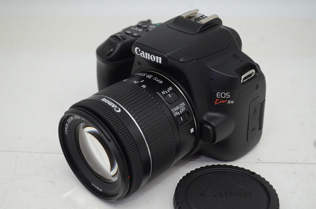 美品 Canon キヤノン EOS Kiss X10 EF-S 18-55 IS STM レンズキット デジタル一眼レフカメラ 元箱付 251017f