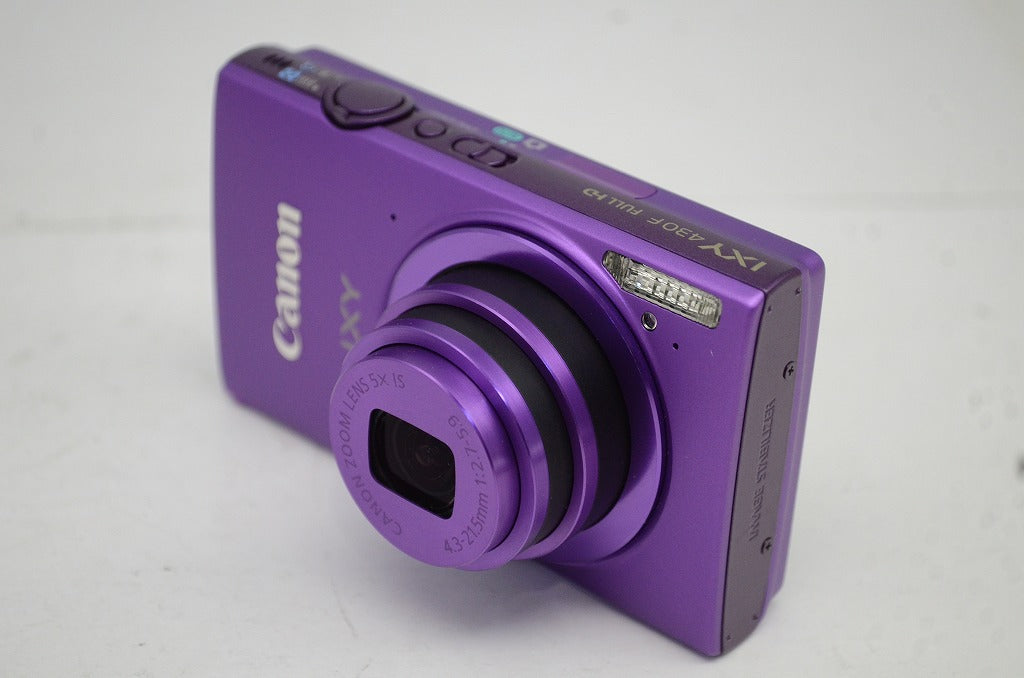 美品 Canon キヤノン IXY 430F コンパクトデジタルカメラ パープル 251020y