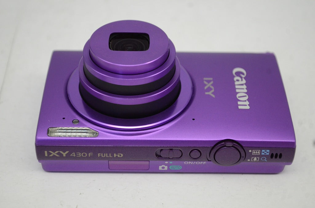 美品 Canon キヤノン IXY 430F コンパクトデジタルカメラ パープル 251020y