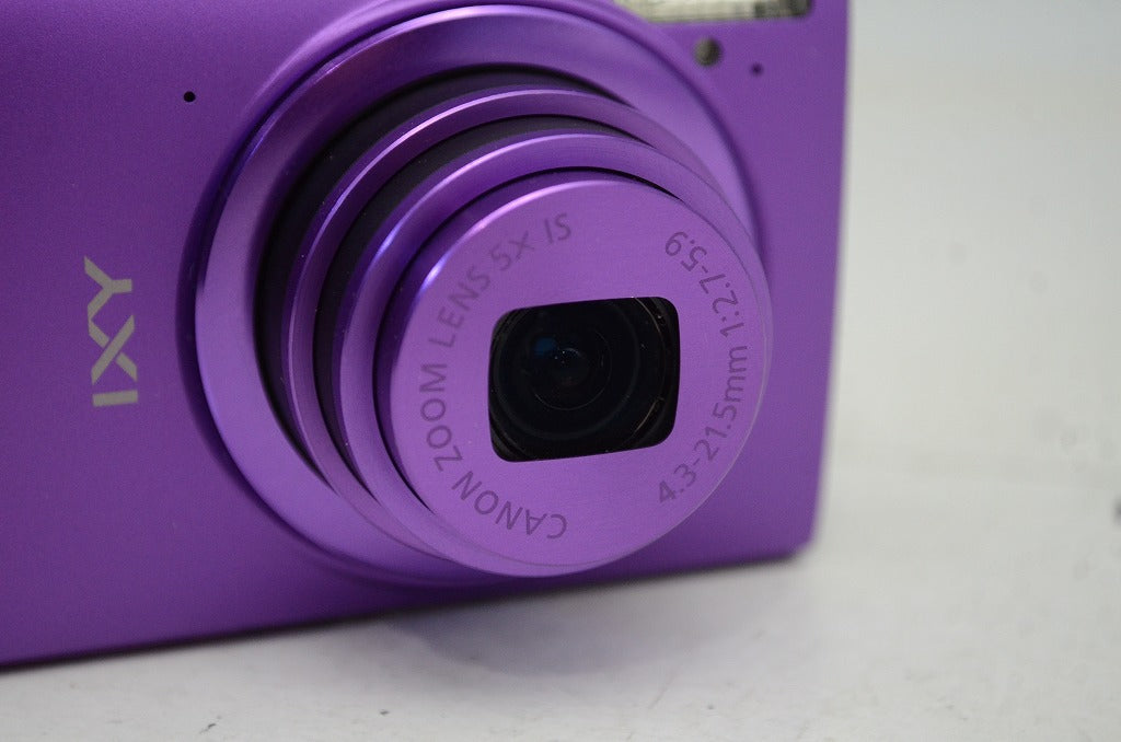 美品 Canon キヤノン IXY 430F コンパクトデジタルカメラ パープル 251020y