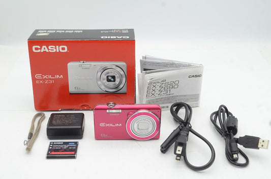 訳あり品 CASIO カシオ EXILIM EX-Z31 コンパクトデジタルカメラ レッド 元箱付 250608ad
