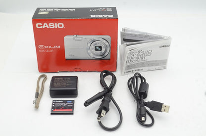 訳あり品 CASIO カシオ EXILIM EX-Z31 コンパクトデジタルカメラ レッド 元箱付 250608ad