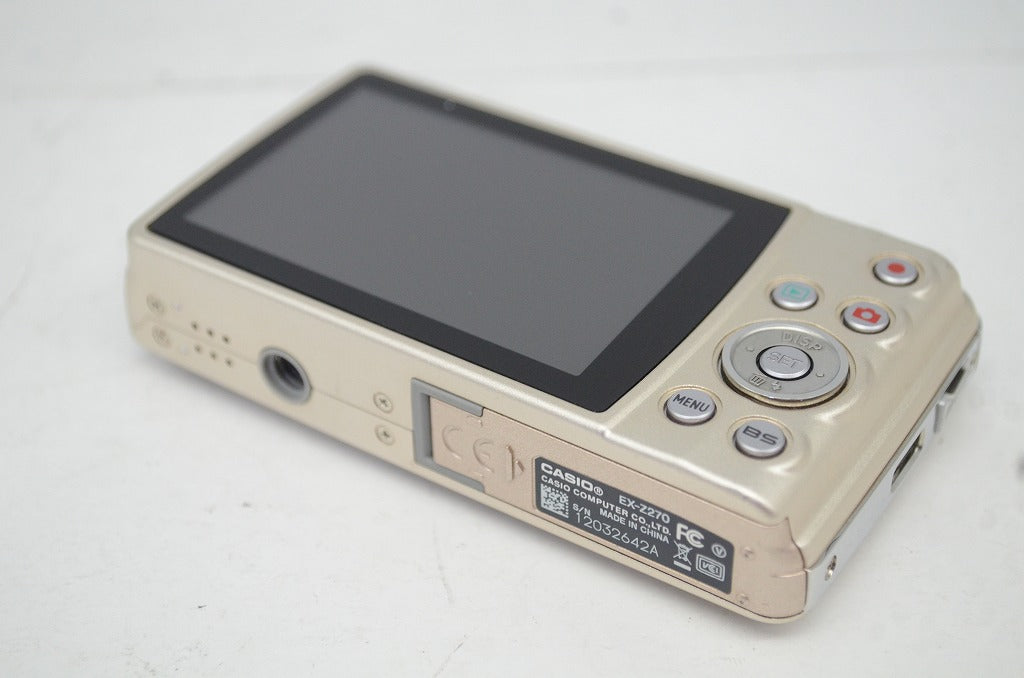 美品 CASIO カシオ EXILIM EX-Z270 ゴールド コンパクトデジタルカメラ 元箱付 251017l