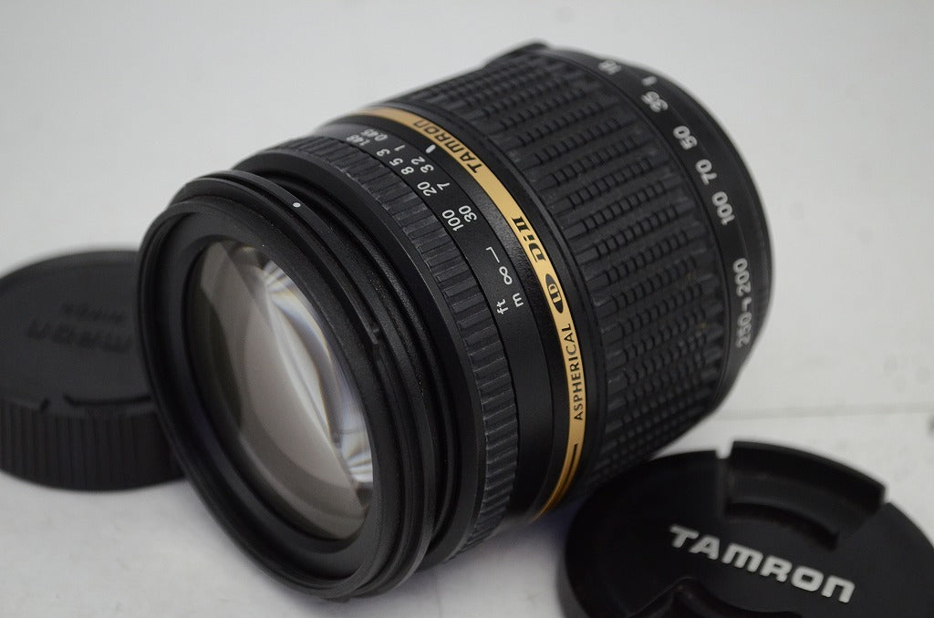 良品 TAMRON AF 18-250mm F3.5-6.3 Di II LD Aspherical IF MACRO A18 Nikon Fマウント APS-C フード付 251021u
