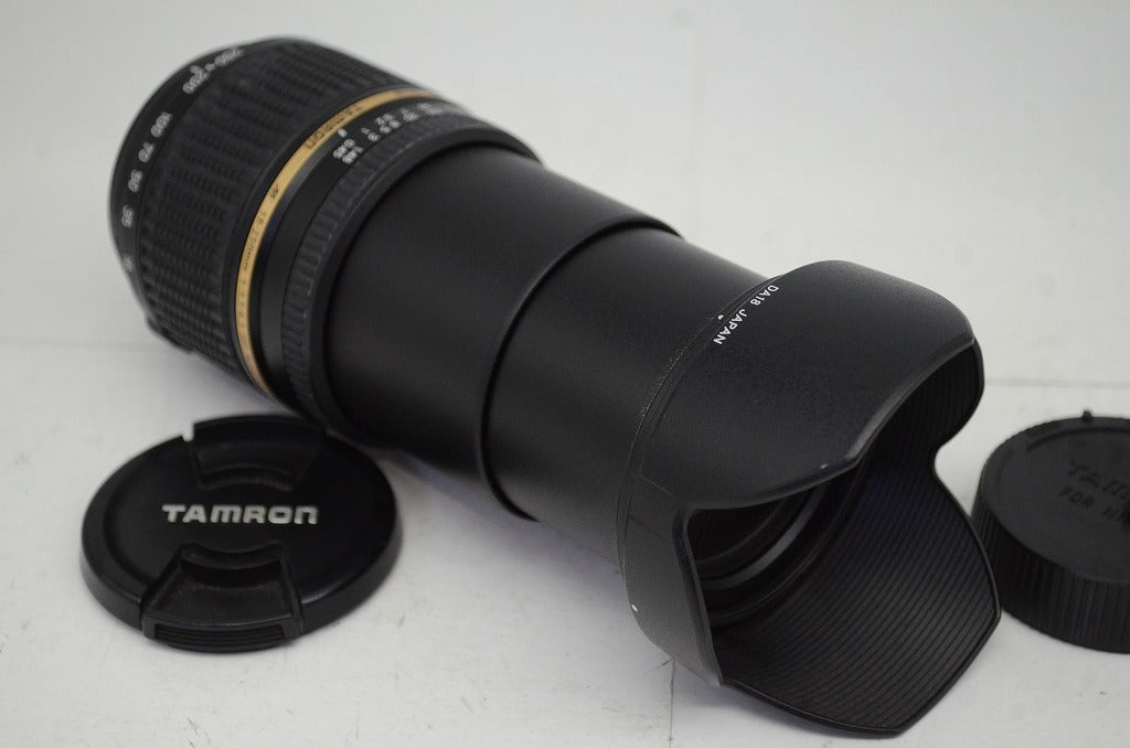 良品 TAMRON AF 18-250mm F3.5-6.3 Di II LD Aspherical IF MACRO A18 Nikon Fマウント APS-C フード付 251021u