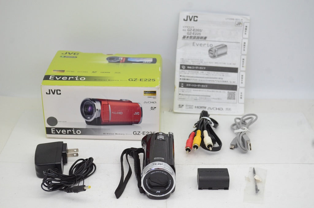良品 JVC ケンウッド Everio GZ-E225 デジタルビデオカメラ ブラウン 元箱付 251017k