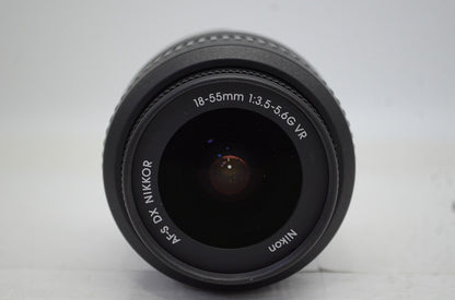 良品 Nikon ニコン AF-S DX NIKKOR 18-55mm F3.5-5.6G VR APS-C ズームレンズ 251020w