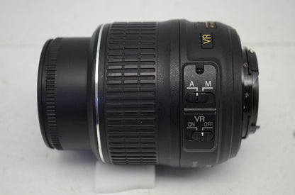 良品 Nikon ニコン AF-S DX NIKKOR 18-55mm F3.5-5.6G VR APS-C ズームレンズ 251020w