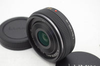 美品 Panasonic LUMIX G 14mm F2.5 ASPH. H-H014 広角パンケーキレンズ ブラッ 241120aク