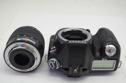 美品 PENTAX ペンタックス *ist DL2 + smc PENTAX DA 18-55mm F3.5-5.6 AL デジタル一眼レフカメラ 251023q