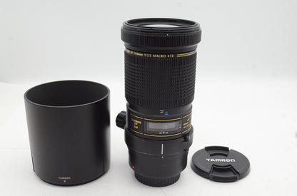 TAMRON タムロン SP AF 180mm F3.5 Di LD IF MACRO B01 Canon キヤノン EFマウント フード付 250608x