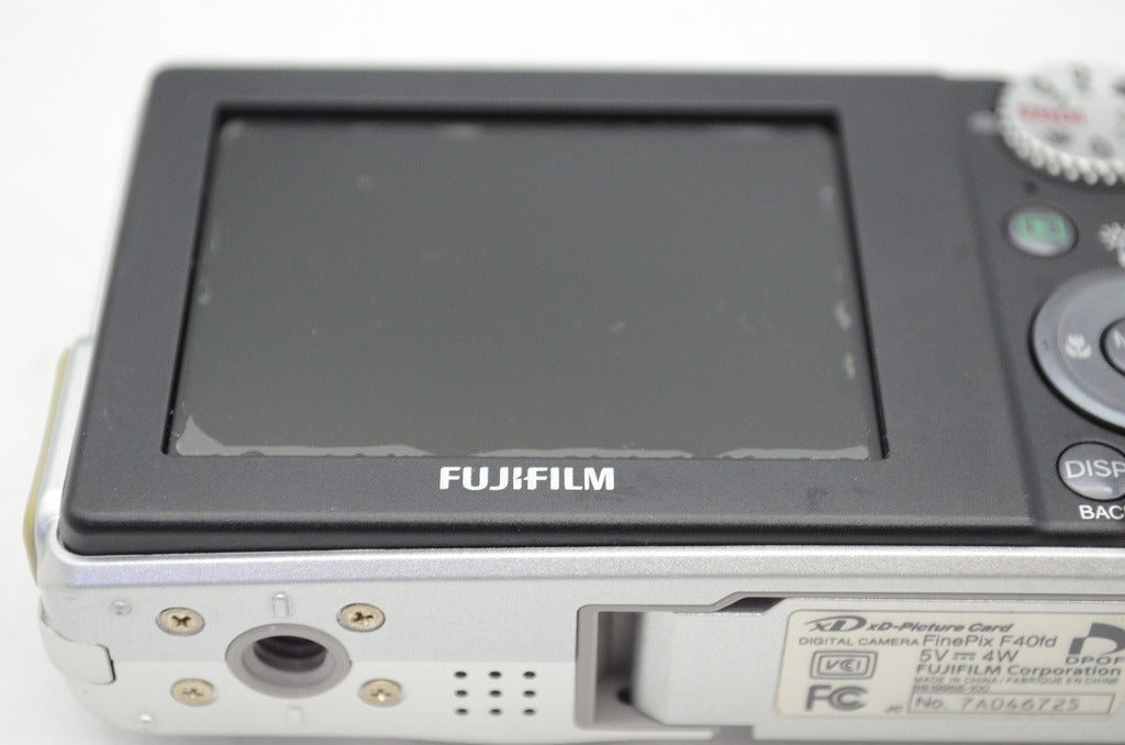 訳あり品 FUJIFILM フジフィルム FinePix F40fd コンパクトデジタルカメラ シルバー 250608ab
