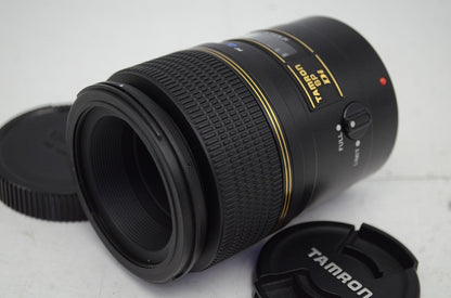 良品 TAMRON タムロン SP AF 90mm F2.8 Di MACRO 272E Canon キヤノン EFマウント 単焦点レンズ フード付 251021b