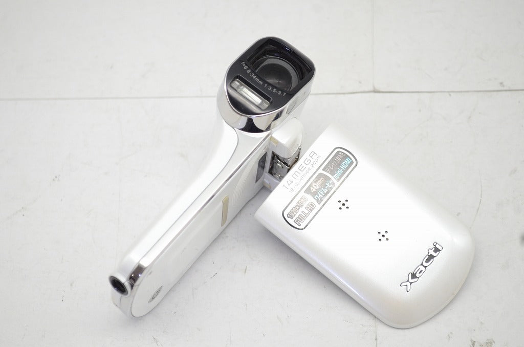 良品 SANYO サンヨー Xacti DMX-CG100 デジタルビデオカメラ ホワイト 251022a