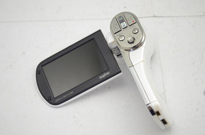 良品 SANYO サンヨー Xacti DMX-CG100 デジタルビデオカメラ ホワイト 251022a