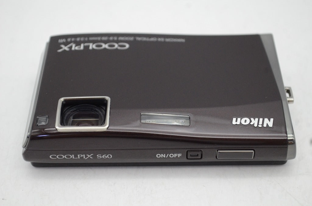 Nikon ニコン COOLPIX S60 コンパクトデジタルカメラ ワインレッド 250618l