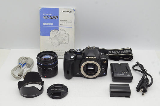 良品 OLYMPUS E-520 + ZUIKO DIGITAL ED 14-42mm F3.5-5.6 レンズキット デジタル一眼レフ 250623l