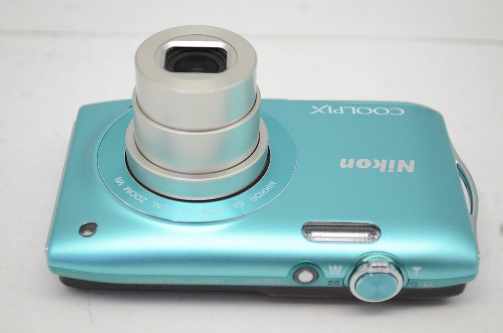 美品 Nikon ニコン COOLPIX S3300 ミントグリーン コンパクトデジタルカメラ 251022k