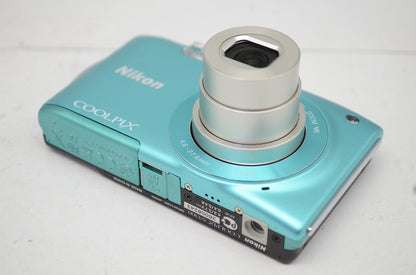 美品 Nikon ニコン COOLPIX S3300 ミントグリーン コンパクトデジタルカメラ 251022k
