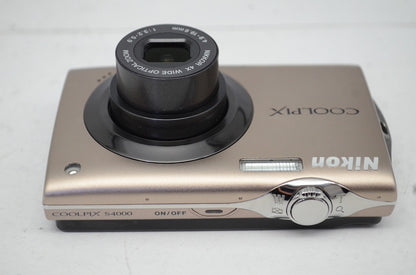良品 Nikon ニコン COOLPIX S4000 ブライトブロンズ コンパクトデジタルカメラ 251022q